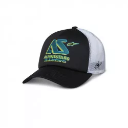 kšiltovka AYESS TRUCKER, ALPINESTARS (černá/bílá) M186-899 ALPINESTARS