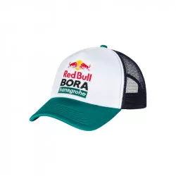 síťovaná kšiltovka RED BULL BORA (bílá,černá,zelená) M186-949 RED BULL BORA