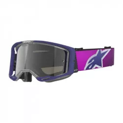 brýle VISION 8 CORP, ALPINESTARS (fialová/čirá, zrcadlové stříbrné plexi) 2026 M150-1126 ALPINESTARS
