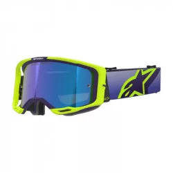 brýle VISION 8 CORP, ALPINESTARS (žlutá fluo/fialová, zrcadlové modré plexi) 2026 M150-1127 ALPINESTARS