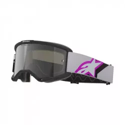 brýle VISION 5 CORP, ALPINESTARS (černá/šedá/fialová/bílá, zrcadlové stříbrné plexi) 2026 M150-1133 ALPINESTARS