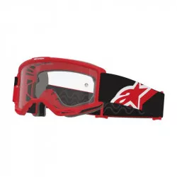 brýle VISION OTG, ALPINESTARS (červená/černá/bílá, čiré plexi) 2026 M150-1138 ALPINESTARS