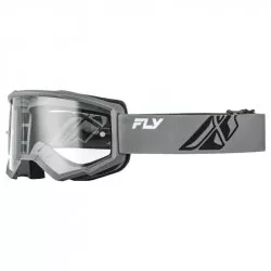 brýle FOCUS, FLY RACING - USA (šedé/černá - čiré plexi) M150-1168 FLY RACING