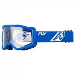 brýle FOCUS, FLY RACING - USA dětské (modré/bílé - čiré plexi) M151-109 FLY RACING