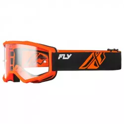 brýle FOCUS, FLY RACING - USA dětské (černé/oranžové - čiré plexi) M151-110 FLY RACING