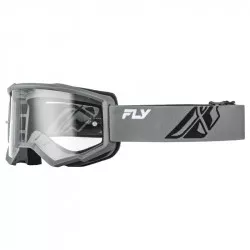 brýle FOCUS, FLY RACING - USA dětské (šedé/černá - čiré plexi) M151-112 FLY RACING