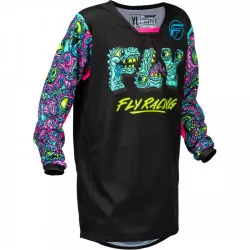 dres KINETIC MUTANT, FLY RACING - USA 2026 dětské (černá/multi color) M173-0091 FLY RACING