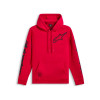 mikina TRIPLE HOODIE, ALPINESTARS (červená, vel. XL) M180-638-XL ALPINESTARS