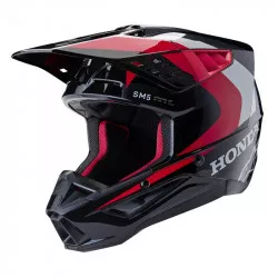 přilba S-M5 HONDA kolekce, ALPINESTARS (černá/červená/šedá) 2026 M140-2189 ALPINESTARS