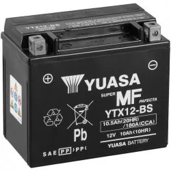 motobaterie 12V, YTX12, 10,5Ah, 180A, bezúdržbová MF AGM 150x87x130, YUASA originál (aktivovaná ve výrobě) M310-323 YUASA