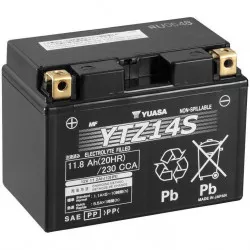 motobaterie 12V, YTZ14S, 11,8Ah, 230A, bezúdržbová SUPER MF AGM 150x87x110, YUASA originál (aktivovaná ve výrobě) M310-329 YUASA