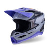 přilba S-M3 edice JETT LAWRENCE, ALPINESTARS, dětská (šedá/fialová/černá, vel. L) M141-168-L ALPINESTARS