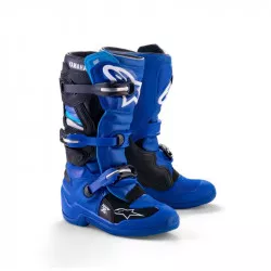 boty TECH 7 S YAMAHA kolekce, ALPINESTARS, dětské (modrá/bílá/černá) 2026 M132-37 ALPINESTARS
