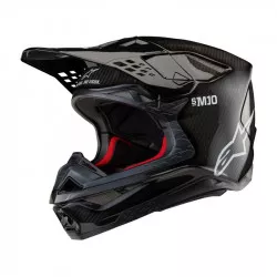 přilba SUPERTECH S-M10 SOLID FIM2 verze, ALPINESTARS (lesklý karbon, vel. L) M140-2758-L ALPINESTARS
