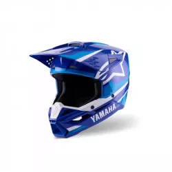 přilba S-M3 YAMAHA kolekce, ALPINESTARS (modrá/bílá) 2026 M140-2827 ALPINESTARS
