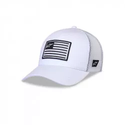 kšiltovka FLAG SNAP HAT, ALPINESTARS (bílá/bílá) M186-993 ALPINESTARS