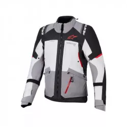 bunda ANDES V4 DRYSTAR, ALPINESTARS (tmavě šedá/světle šedá/černá/červená) 2026 M100-1224 ALPINESTARS