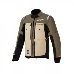 bunda CUSCO DRYSTAR, ALPINESTARS (hnědá/černá) 2026 M100-1249 ALPINESTARS