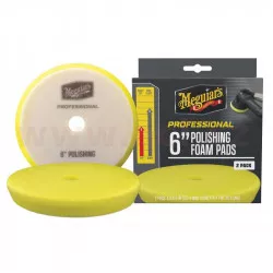 Meguiar's Professional Polishing Foam Pads (6“) pěnové lešticí kotouče, průměr 6