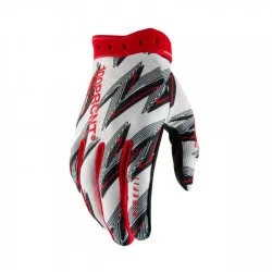 rukavice RIDEFIT, 100% - USA (červená/černá) M172-0327 100%