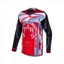 dres TECHSTAR limitovaná edice BEAST COAST, ALPINESTARS (šedá/černá/oranžová) 2026 M170-0376 ALPINESTARS