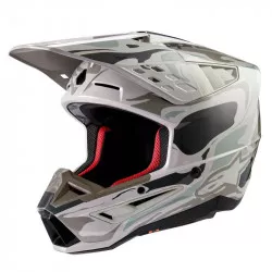 přilba S-M5 MINERAL, ALPINESTARS (šedá/zelená camo) 2026 M140-2224 ALPINESTARS