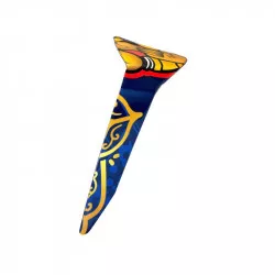 aerodynamický spoiler pro přilby SUPERTECH R10 MARTHAINATOR standardní profil, ALPINESTARS (modrá perleť/zlatá/červená) M142-3115 ALPINESTARS