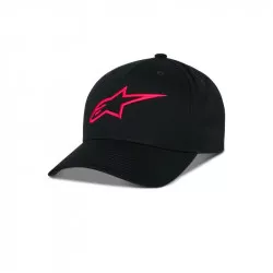 kšiltovka AGELESS SNAPBACK, ALPINESTARS (černá/červená) M186-1093 ALPINESTARS
