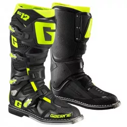 Motokrosové boty GAERNE SG-12 černá/žlutá fluo