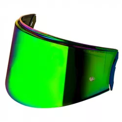 plexi pro přilby Multiflip s přípravou pro Pinlock, CASSIDA (zrcadlové zelené REVO) M142-3007 CASSIDA
