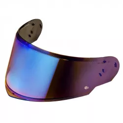 plexi pro přilby Modulo 2.1 Plus Carbon s přípravou pro Pinlock, CASSIDA (modré chromové) M142-3019 CASSIDA