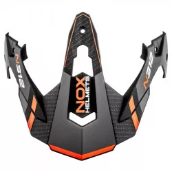 kšilt pro přilby N312 DRONE, NOX (černá matná,červená) M142-2059 NOX